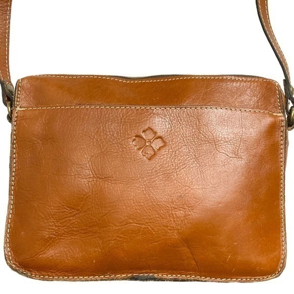 Patricia nash brown leather crossbody bag